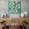 Tableau floral abstrait impression colorée Waterlily Pond Kelly Parr Remises