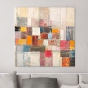 Tableau abstrait moderne impression sur toile Giorno di festa Lucas Remises
