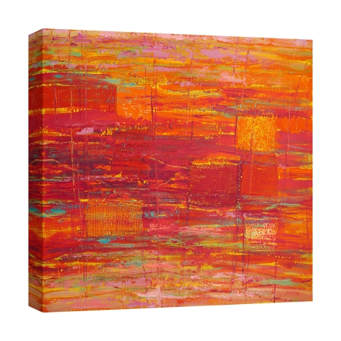 Tableau moderne abstrait sur toile Monocromo India Lucas Promotion