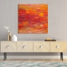 Tableau moderne abstrait sur toile Monocromo India Lucas Vente
