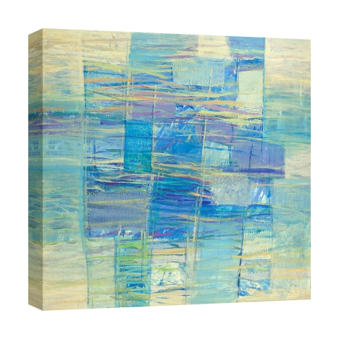 Tableau abstrait impression sur toile moderne Monochrome Mer Lucas Promotion