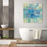 Tableau abstrait impression sur toile moderne Monochrome Mer Lucas Remises