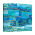 Tableau abstrait sur toile Monocrome Océan Lucas Promotion