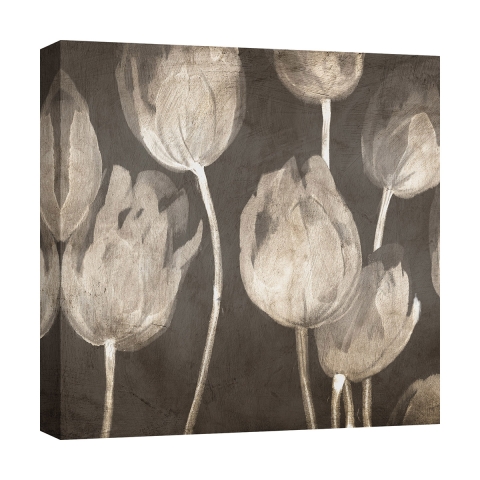 Tableau moderne impression sur toile tulipes Washed Tulips I Luca Villa Promotion