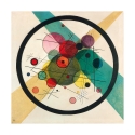 Tableau moderne abstrait sur toile Circles in a Circle Wassily Kandinsky Offre