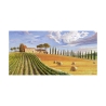 Tableau sur toile paysage contemporain Collines toscanes Adriano Galasso Offre