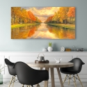 Impression sur toile forêt et bois Boulevard sur l'eau Adriano Galasso Vente