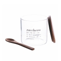 Ensemble pot à lait sucrier en verre avec cuillère et couvercle 320 ml Victionary Vente