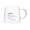 Ensemble pot à lait sucrier en verre avec cuillère et couvercle 320 ml Victionary Catalogue