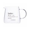 Ensemble pot à lait sucrier en verre avec cuillère et couvercle 320 ml Victionary Catalogue