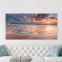Tableau imprimé sur toile paysage marin Aube sur la mer Adriano Galasso Remises