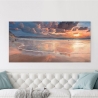 Tableau imprimé sur toile paysage marin Aube sur la mer Adriano Galasso Remises