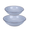 Ensemble de 2 saladiers grand et petit pour table de cuisine en grès 4 Tons Promotion