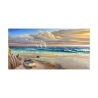 Tableau impression sur toile canvas Coucher de soleil sur la plage Adriano Galasso Vente