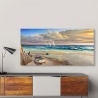 Tableau impression sur toile canvas Coucher de soleil sur la plage Adriano Galasso Remises