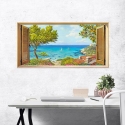 Impression sur toile pour chambre à coucher Finestra sul mare Andrea Del Missier Remises