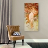 Tableau impression sur toile florale style Art Nouveau Primavera Alphonse Mucha Vente