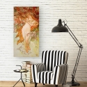Tableau impression sur toile florale style Art Nouveau Primavera Alphonse Mucha Remises