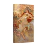 Tableau sur toile femme Art Nouveau Automne Alphonse Mucha Promotion