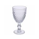 Ensemble de 6 verres transparents en verre travaillé design classique Madame Vente