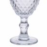 Ensemble de 6 verres transparents en verre travaillé design classique Madame Offre