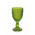 Ensemble de 6 verres en verre travaillé coloré design exotique Marrakech Modèle