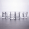 Set de 6 verres à eau de table en verre transparent New Vintage Vente