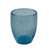 Ensemble de 6 verres à eau bleus en verre soufflé Acapulco Ocean Réductions