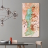 Tableau impression sur toile femme style Art Nouveau Hiver Alphonse Mucha Remises