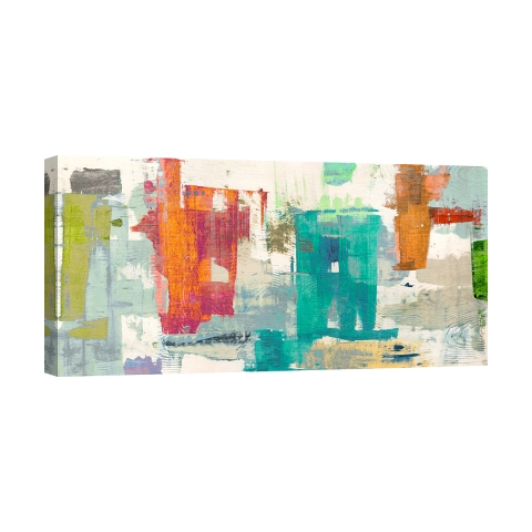Tableau moderne abstrait impression sur toile Paused Events Anne Munson Promotion