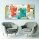 Tableau moderne abstrait impression sur toile Paused Events Anne Munson Vente