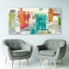 Tableau moderne abstrait impression sur toile Paused Events Anne Munson Vente