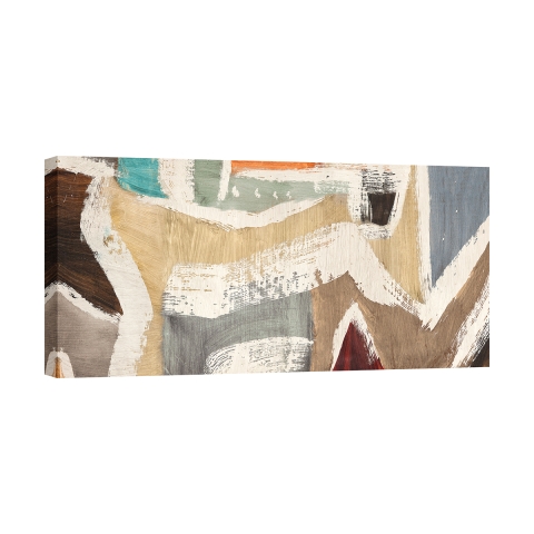 Tableau abstrait sur toile Comfort Zone Variation Anne Munson Promotion