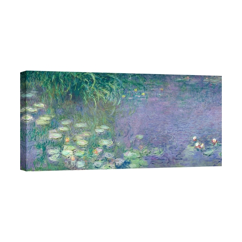 Tableau impressionniste impression sur toile Morning (detail I) Claude Monet Promotion
