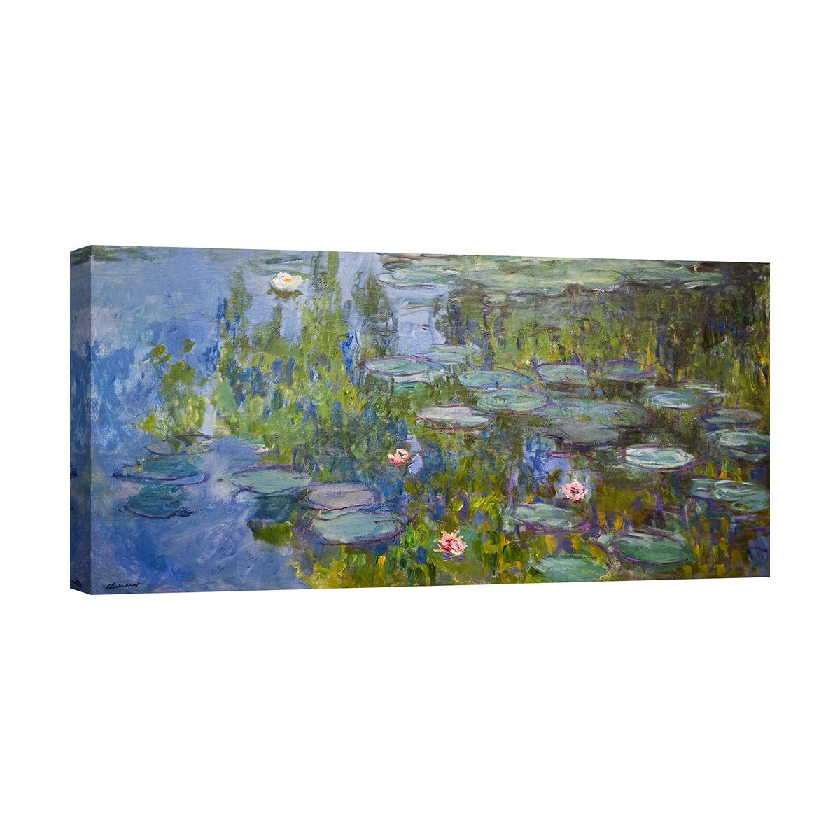 Impression sur toile canvas tableau impressionniste Nymphéas Claude Monet Promotion Impression sur toile canvas tableau impressionniste Nymphéas Claude Monet Promotion