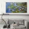 Impression sur toile canvas tableau impressionniste Nymphéas Claude Monet Remises