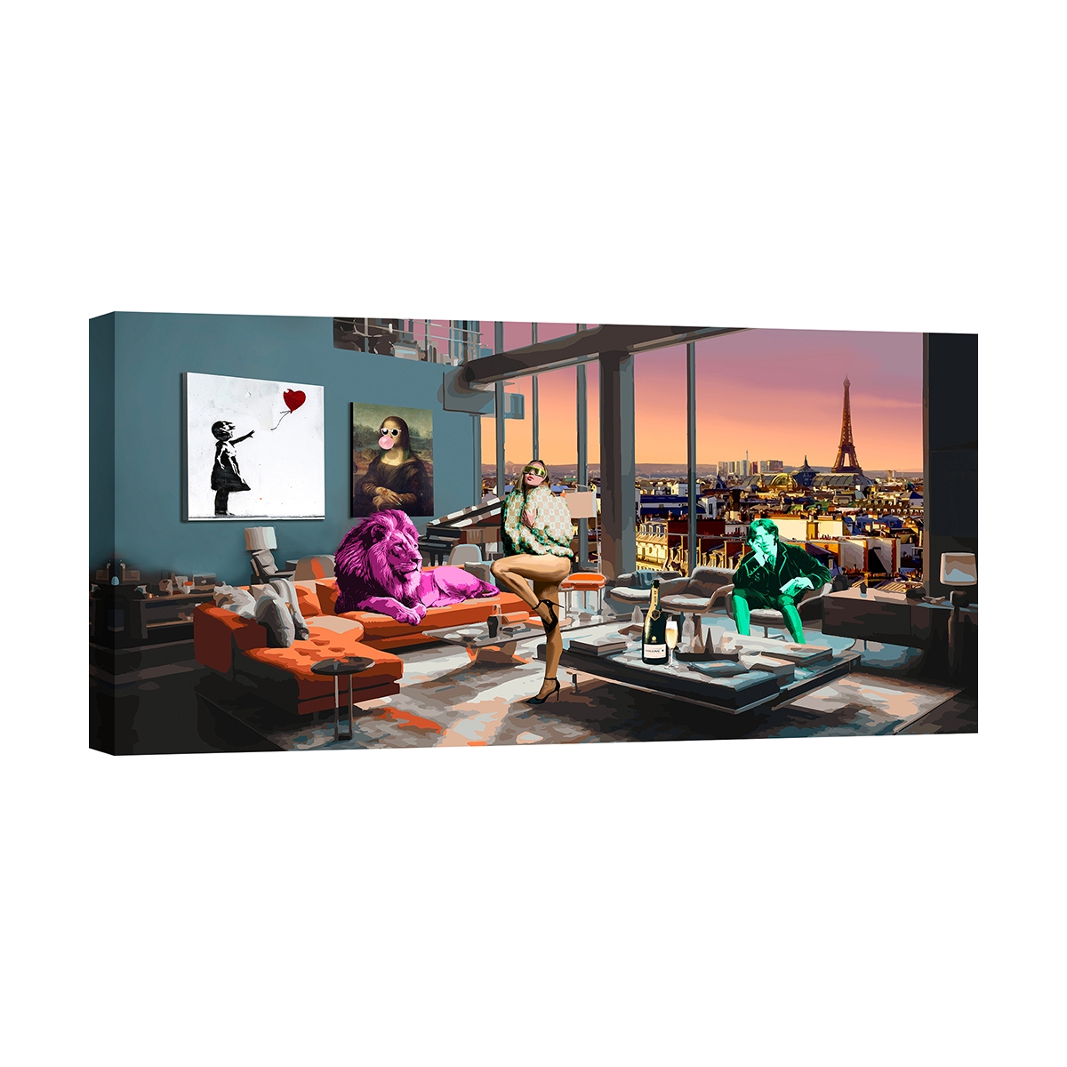 Impression sur toile tableau pop art moderne Surrealofts Paris Gerard Madau Promotion Impression sur toile tableau pop art moderne Surrealofts Paris Gerard Madau Promotion