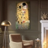 Toile imprimée moderne pour salon Le Baiser Gustav Klimt Vente