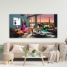 Impression sur toile tableau pop art moderne Surrealofts Paris Gerard Madau Vente