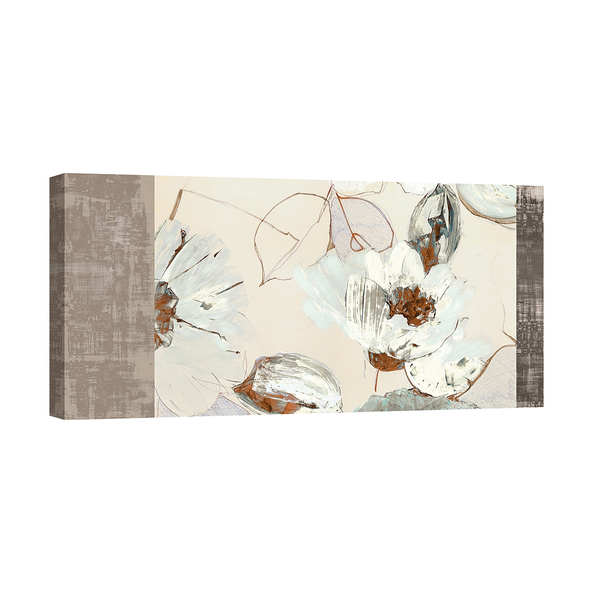 Tableau moderne avec fleurs imprimées sur toile Parure (Neutral) Kelly Parr Promotion Tableau moderne avec fleurs imprimées sur toile Parure (Neutral) Kelly Parr Promotion