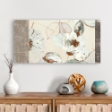 Tableau moderne avec fleurs imprimées sur toile Parure (Neutral) Kelly Parr Vente
