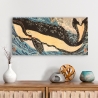 Impression sur toile Miyamoto tue une baleine géante Kuniyoshi Utagawa Vente