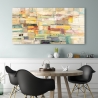 Tableau abstrait géométrique impression sur toile Caleidoscopio Lucas Remises