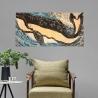 Impression sur toile Miyamoto tue une baleine géante Kuniyoshi Utagawa Remises