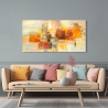 Tableau moderne abstrait impression sur toile canvas Luci d'estate Lucas Remises