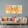Impression sur toile tableau abstrait moderne Vibration d'été Lucas Remises