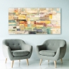 Tableau abstrait géométrique impression sur toile Caleidoscopio Lucas Vente