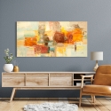 Tableau moderne abstrait impression sur toile canvas Luci d'estate Lucas Vente