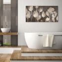 Tableau tulipes impression moderne sur toile Washed Tulips Luca Villa Remises