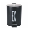 Poubelle de cuisine 3L avec pédale et seau amovible noire Ex Bigismore Promotion